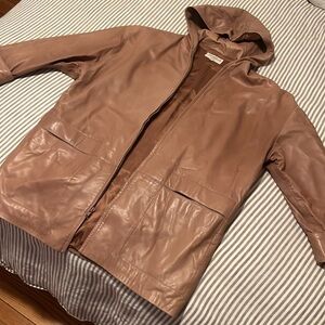 vintage leather jacket